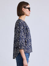 Apiece Apart | Mitte Top in Mira Floral Navy