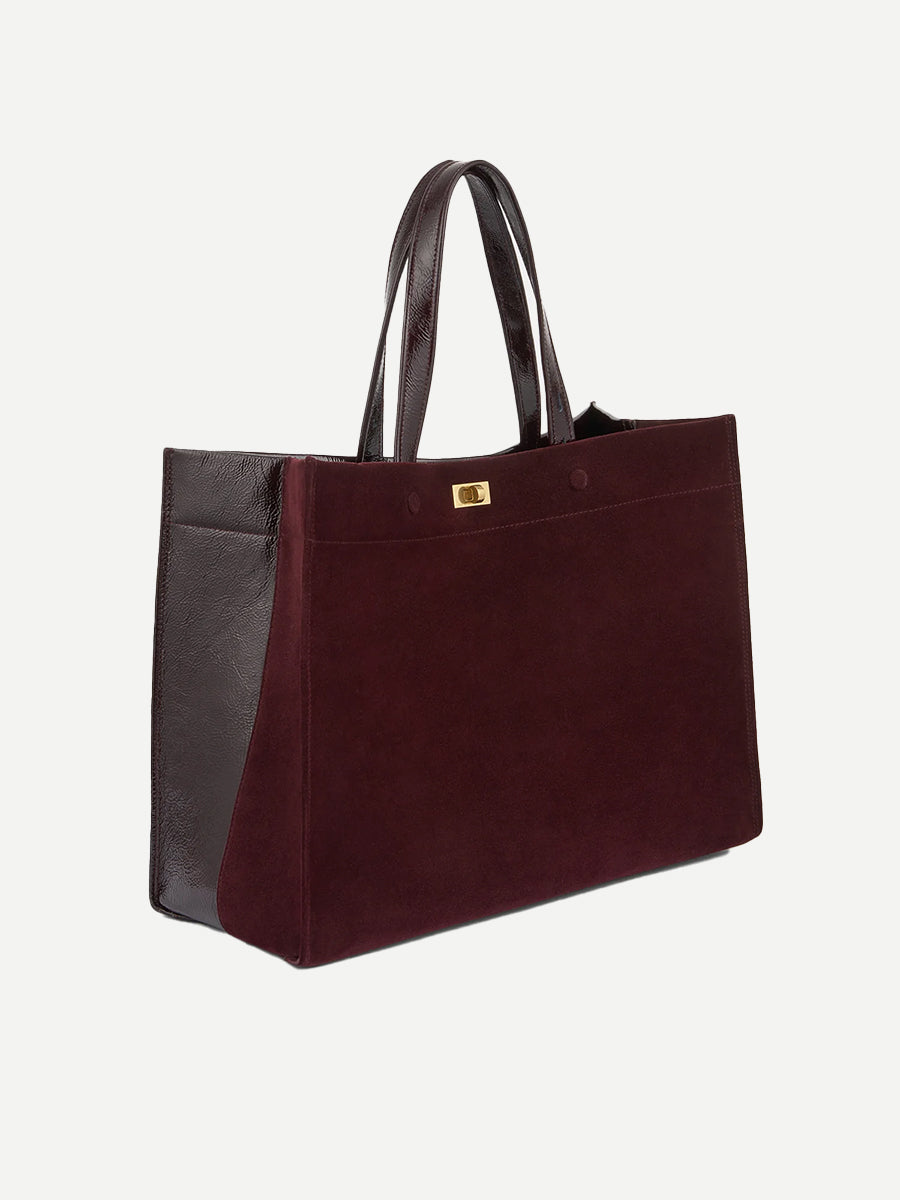 Mortimer Tote in Grape