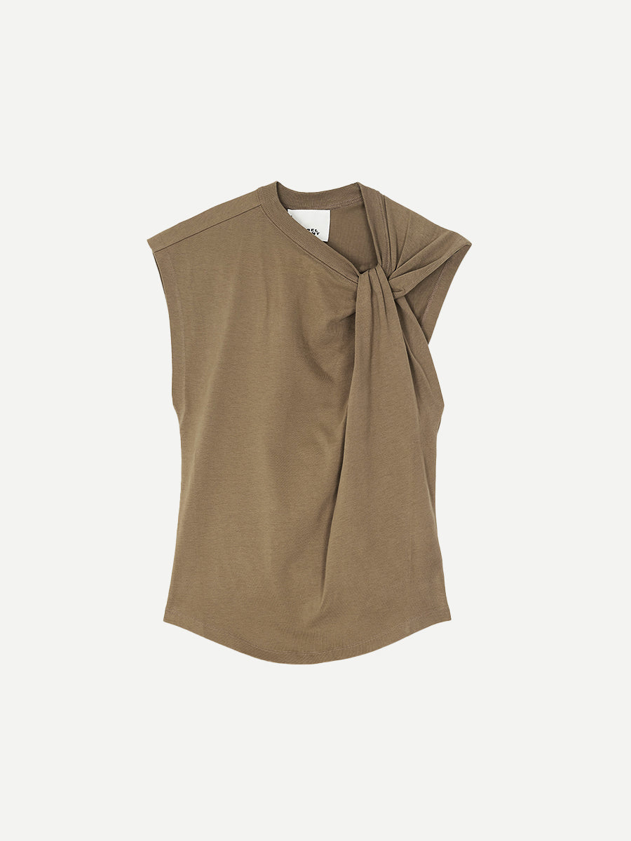 Nayda Tee in Light Khaki