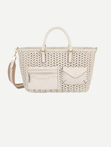 Anya Hindmarch | Neeson Small Pocket Tote in Chalk with Circus