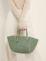 Anya Hindmarch | Neeson Square Tote Small in Moss