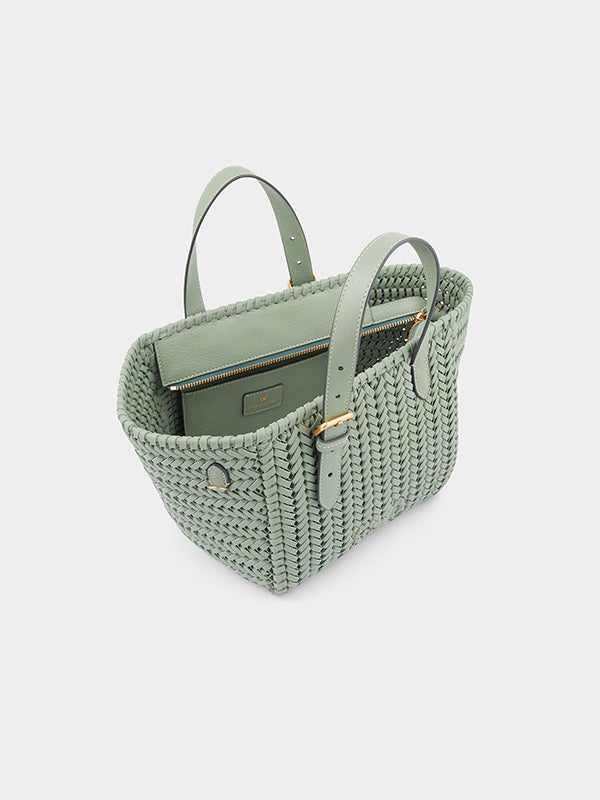 Neeson Square Tote Small in Moss