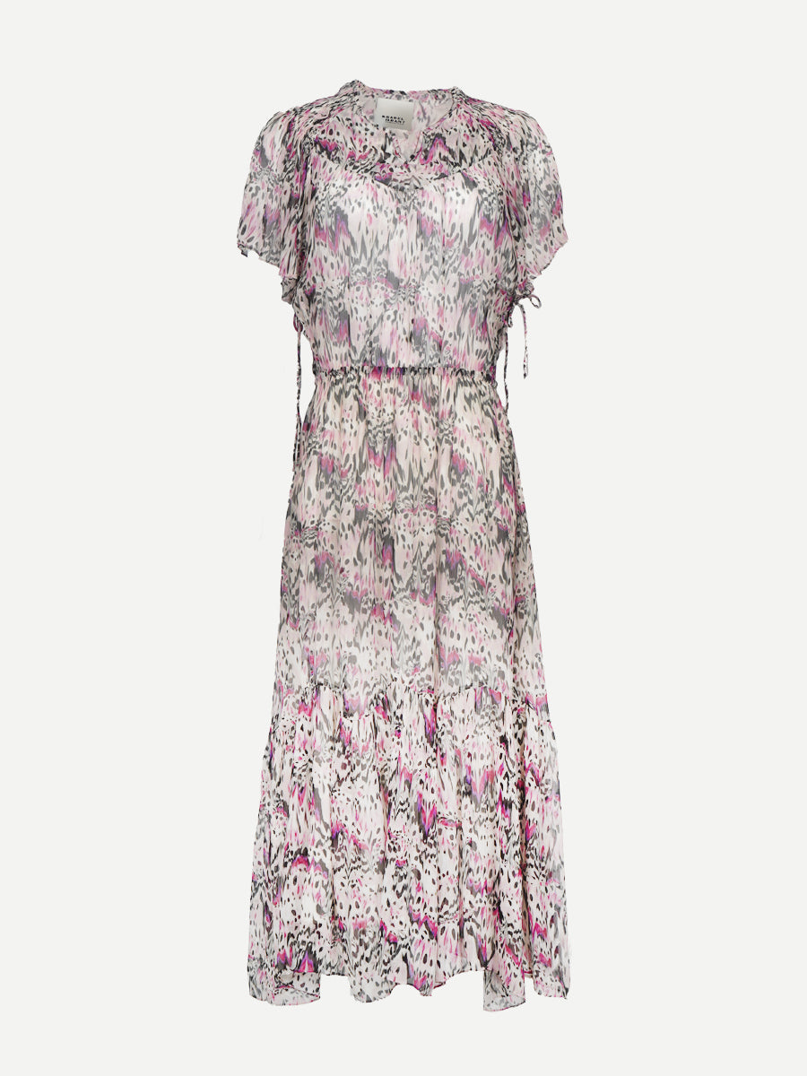 Isabel Marant Odelia Dress in Pink