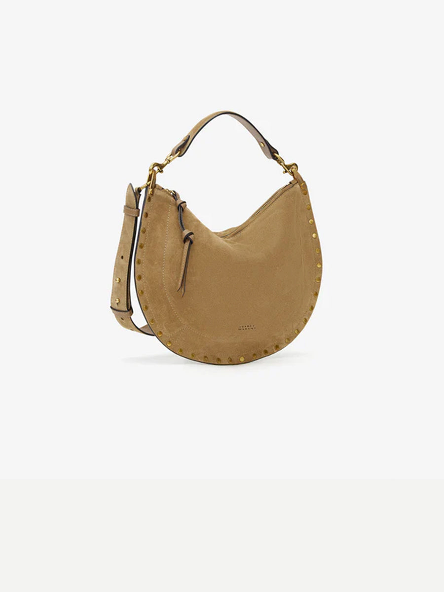 Oskan Soft Zip Shoulder Strap in Taupe