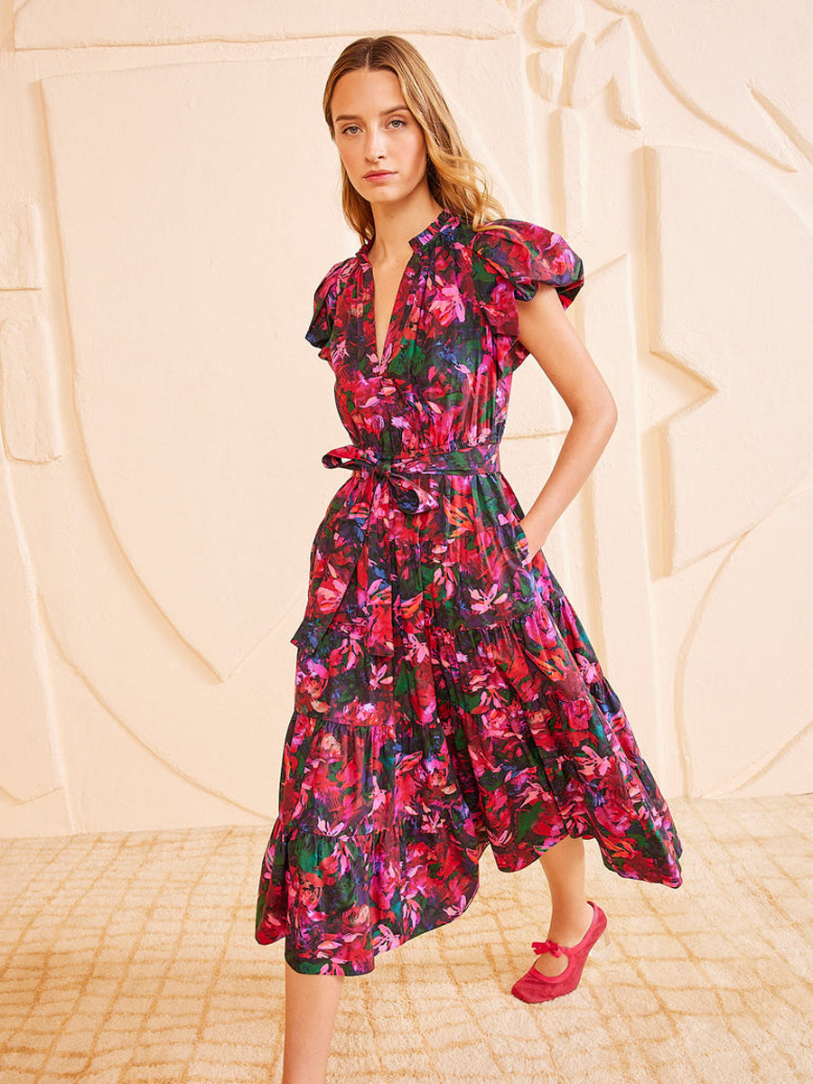 Ulla Johnson | Ottilie Dress in Hibiscus