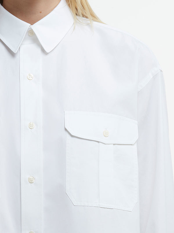 Wardrobe.NYC | Oversize Shirt in White