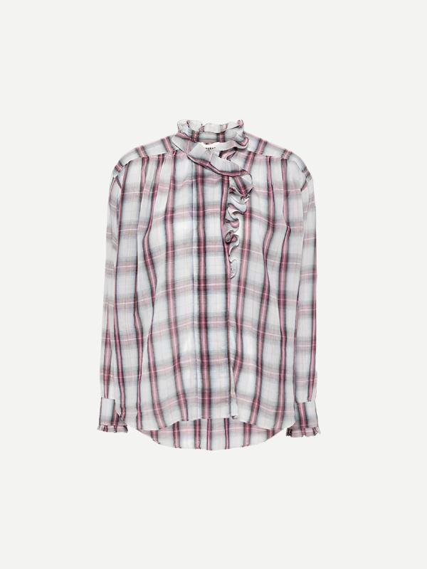 Marant Etoile | Pamias Top in Ecru/Pink