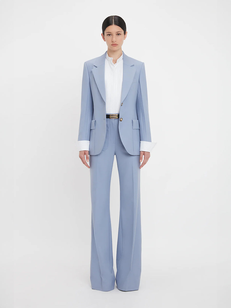 Victoria Beckham | Patch Pocket Jacket in Bluebell