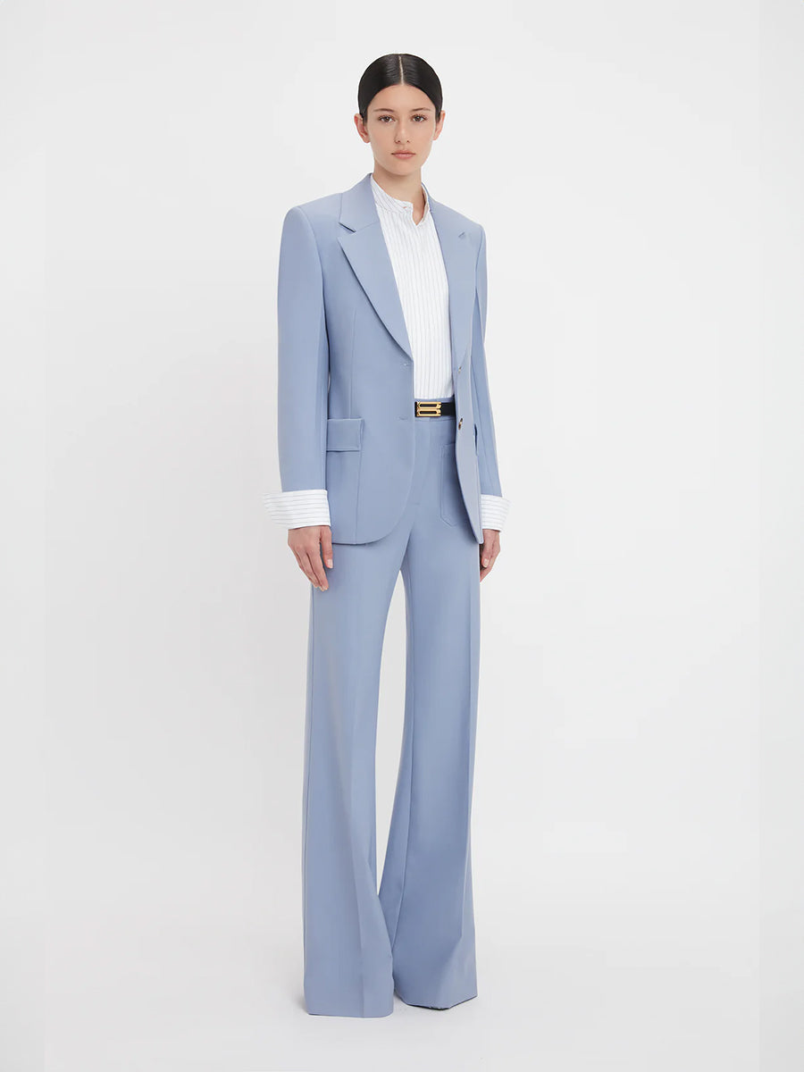 Victoria Beckham | Patch Pocket Jacket in Bluebell