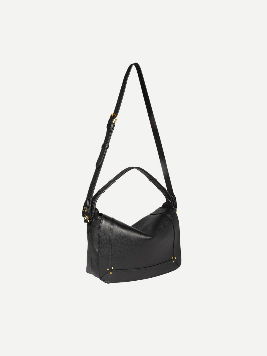 Jérôme Dreyfuss | Pepito Medium Bag in Noir Brass