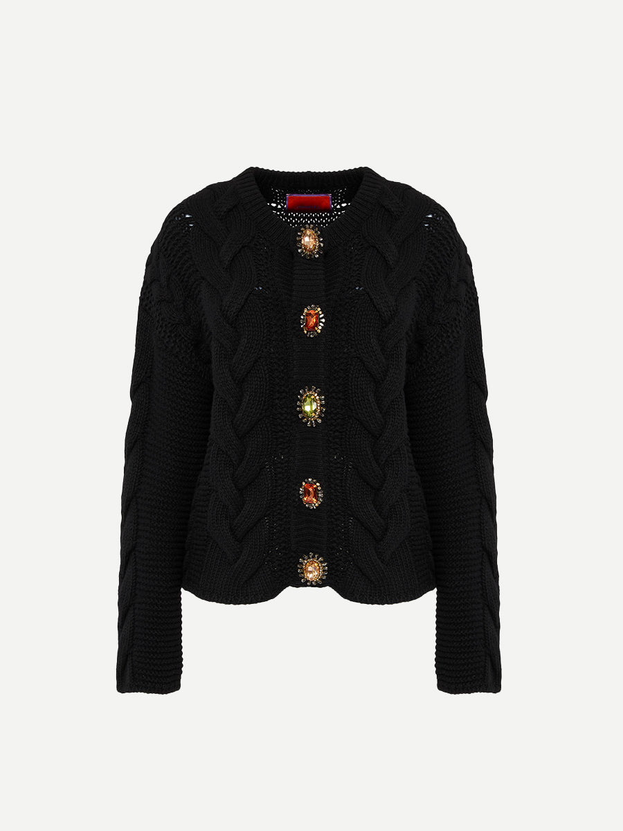 La DoubleJ | Portrait Cardigan in Black