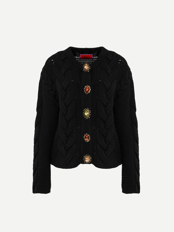 La DoubleJ | Portrait Cardigan in Black