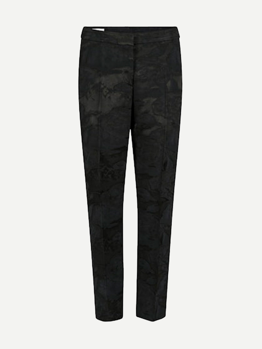 Poumas Jacquard Pants in Black