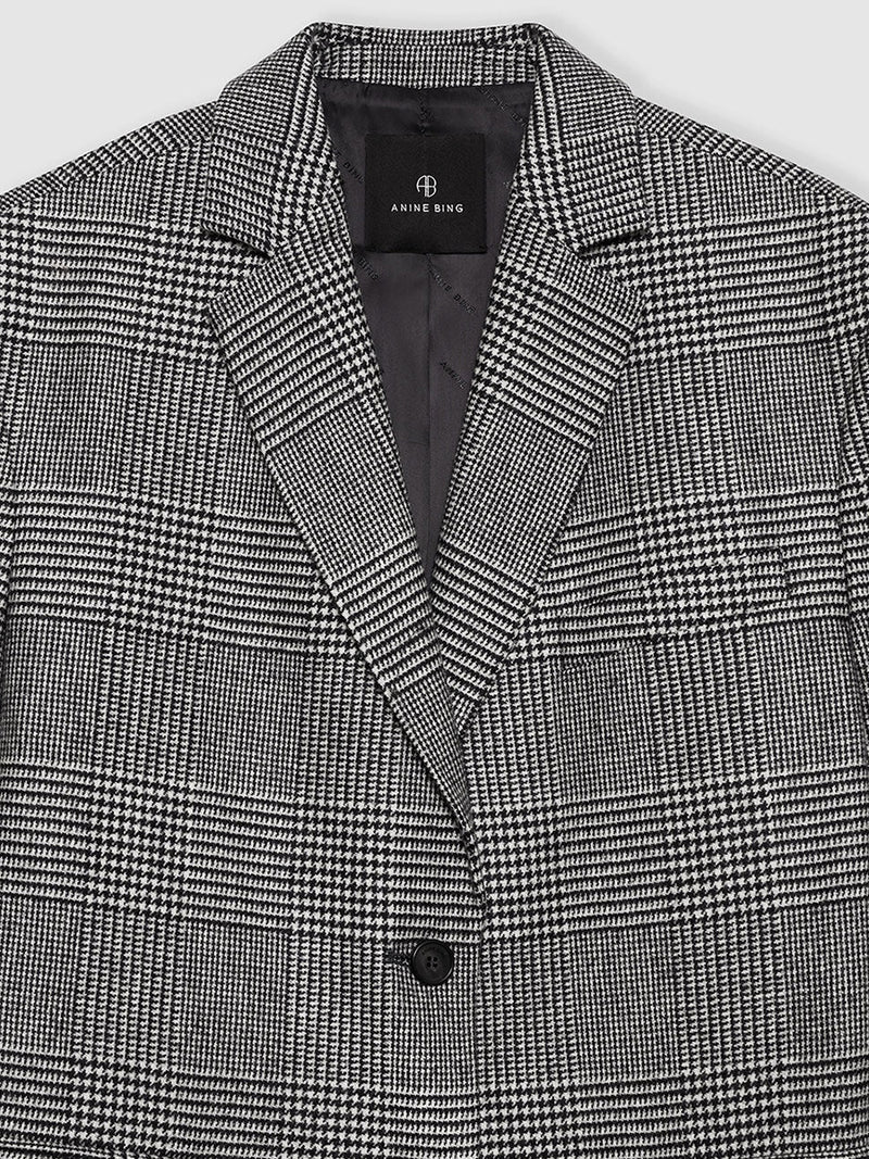 Quinn Blazer in Black and Grey