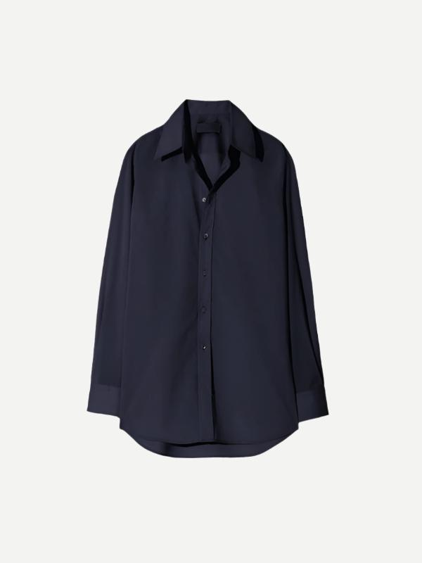 Nili  Lotan | Raphael Classic Shirt in Midnight