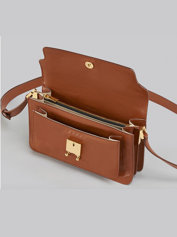 Marni Trunk Bag Medium in Light Lila Safiano Leather Curated at Jake and  Jones