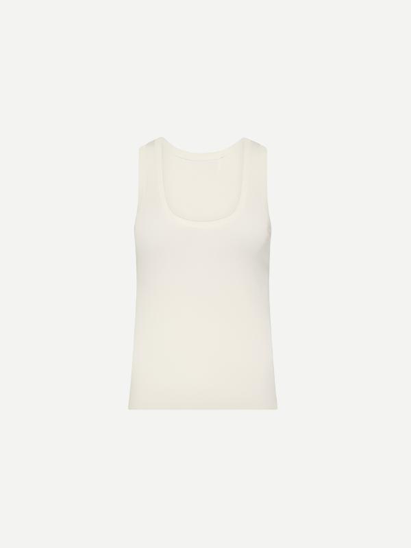 Matteau | Ribbed Tank in Ecru