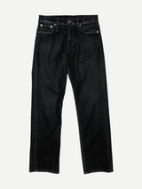 R13 Denim | Romeo Jean in Flocked Black