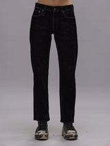 R13 Denim | Romeo Jean in Flocked Black