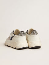 Golden Goose | Running Sole Sneaker in Metallic White