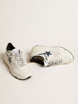 Golden Goose | Running Sole Sneaker in Metallic White