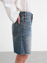 Nili Lotan | Russel Denim Short in Summer Wash