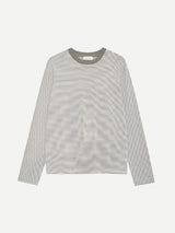 Anine Bing | Rylan Tee in Olive Stripe