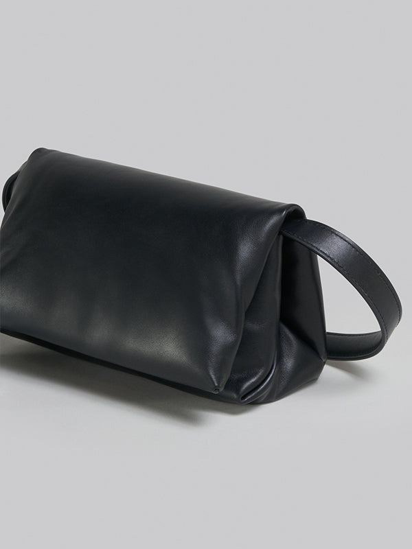 Marni | Small Prisma Leather Bag in Black