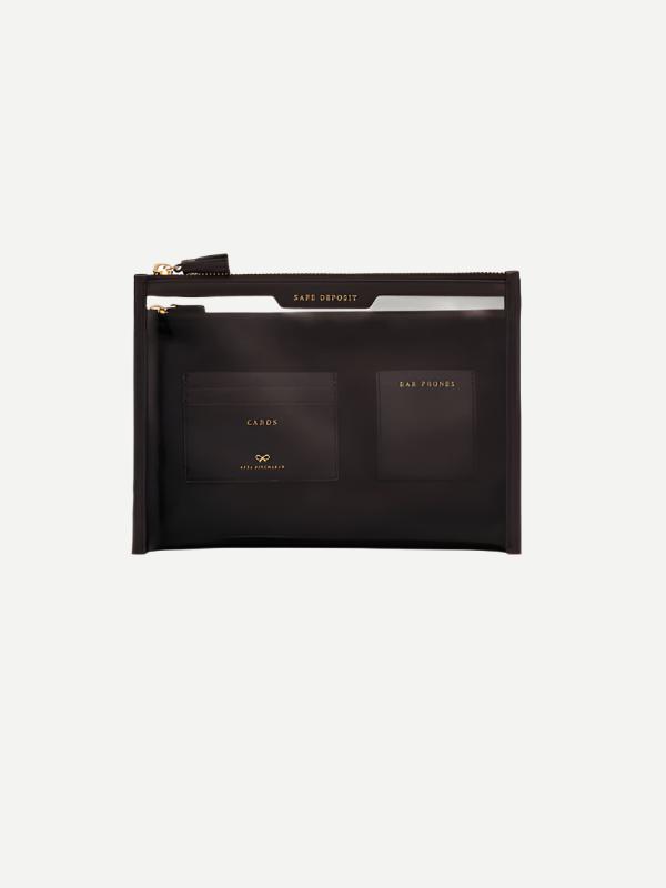 Anya Hindmarch | Safe Deposit Case in Clear/Black