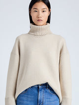 Proenza Schouler | Sandra Turtleneck Sweater in Oatmeal