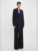 Victoria Beckham | Side Panel Trouser in Black