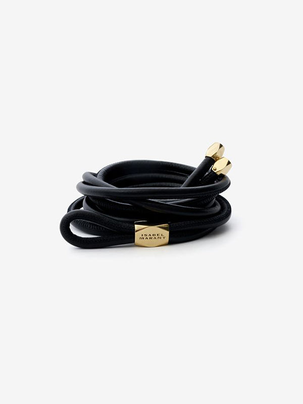 Isabel Marant | Silvia Belt in Black/Gold