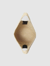 Anine Bing | Small Leah Hobo in Natural with Black