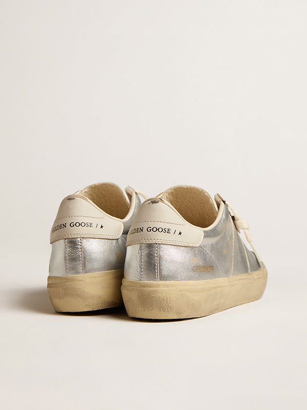 Golden Goose | Soul-Star Laminated Sneaker in Silver