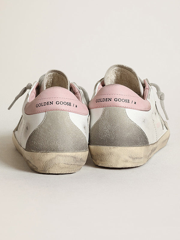 Super-Star Sneakers in Grey and Pink