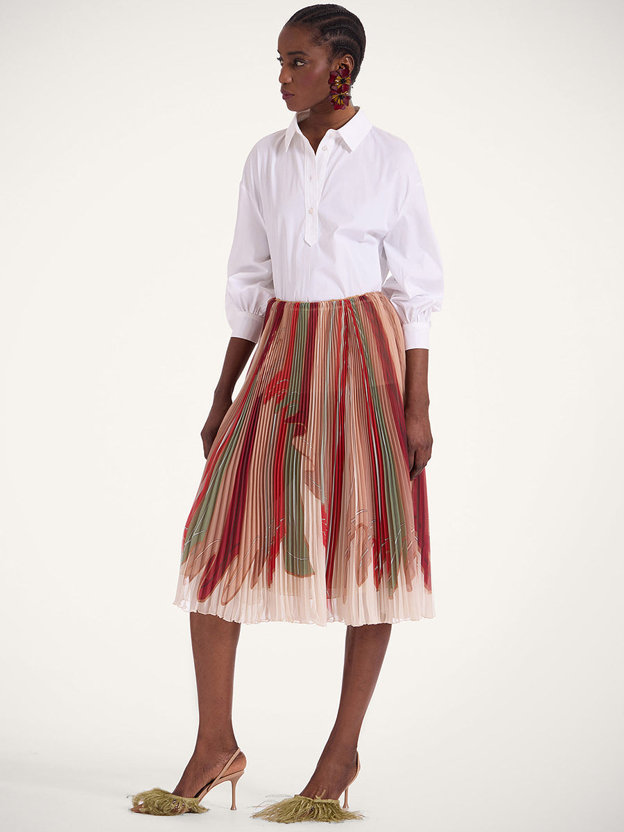 La DoubleJ | Supremes Skirt in Twist Placee Multicolour