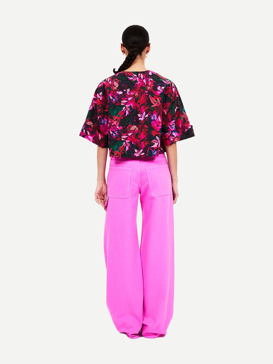 Ulla Johnson | Suri Blouse in Hibiscus