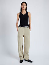 Proenza Schouler White Label | Sydnor Pants in Khaki