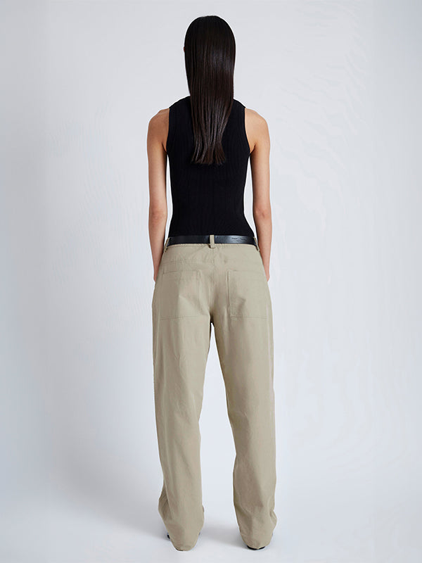 Proenza Schouler White Label | Sydnor Pants in Khaki