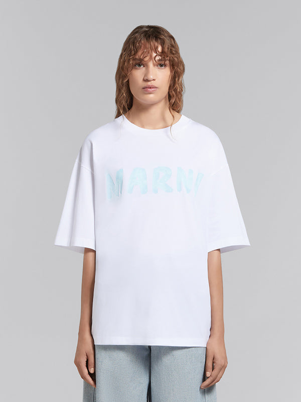 Marni | Marni Logo Printed Tee in White