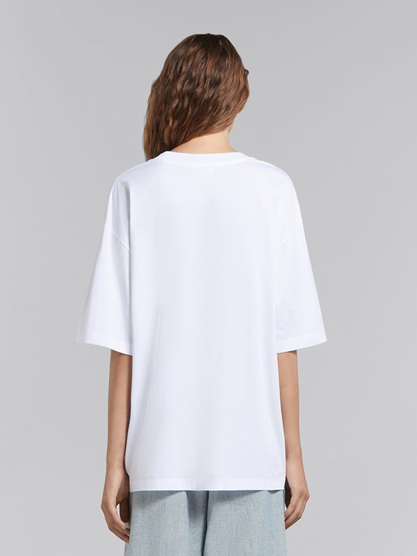 Marni | Marni Logo Printed Tee in White