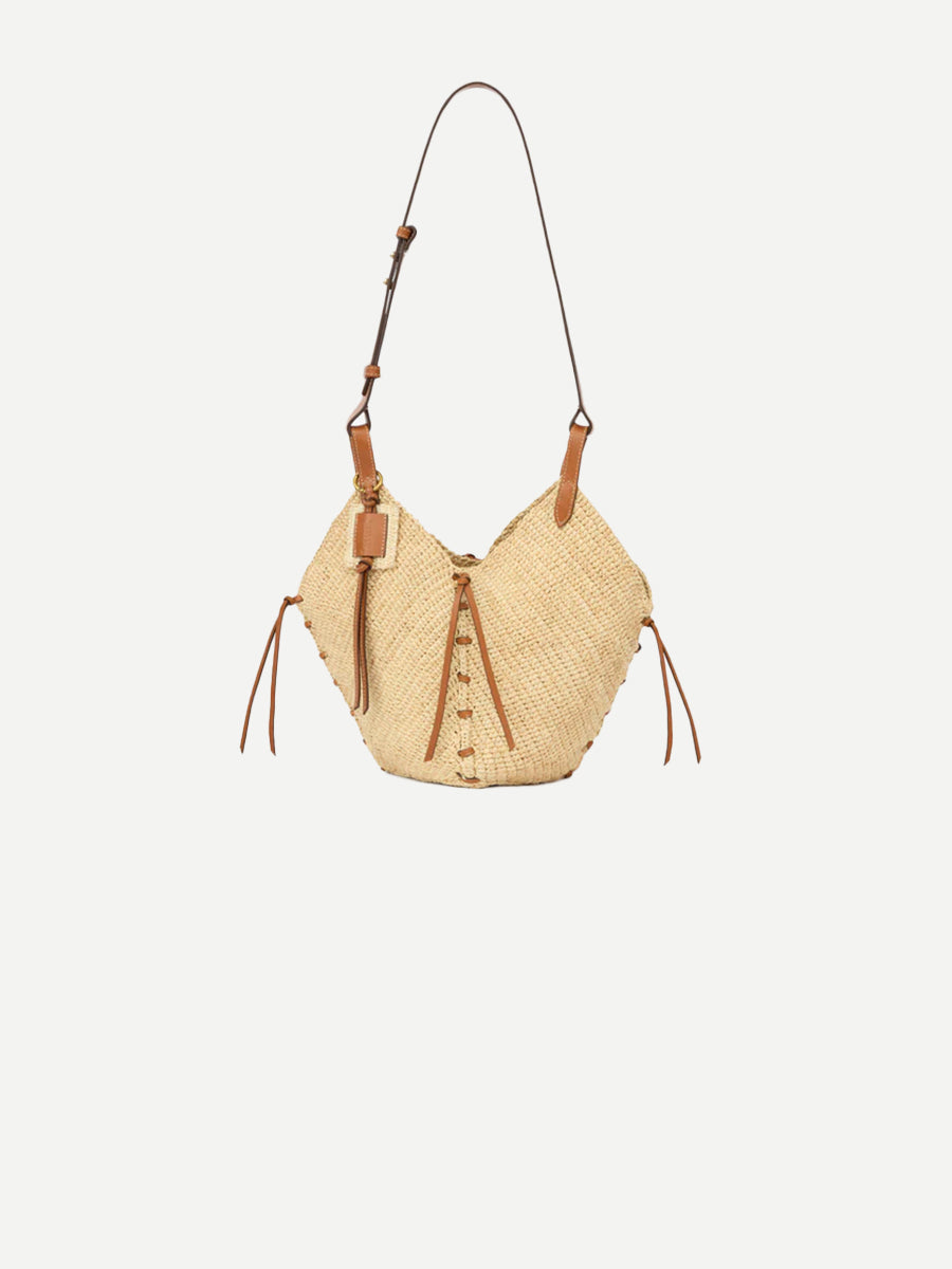 Isabel Marant Tampa Mini Small Bag in Natural Raffia