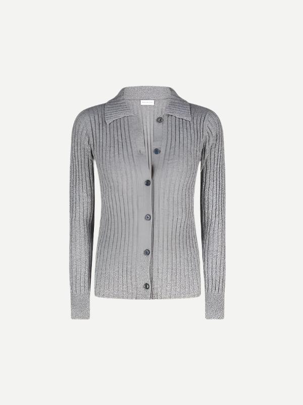 Dries Van Noten | Tarot Cardigan in Grey