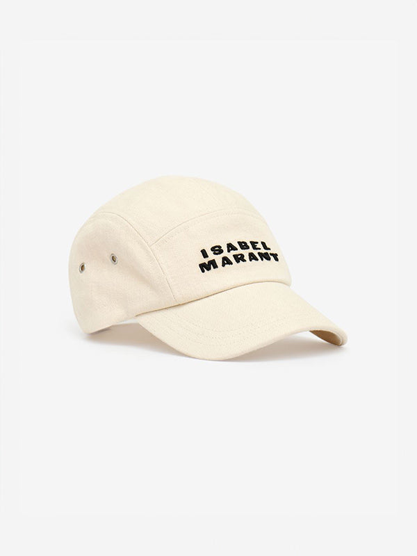 Isabel Marant | Tedji Cap in Ecru/Black