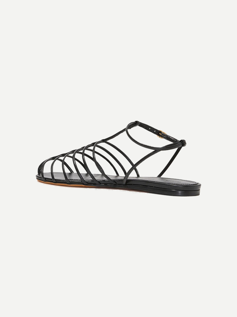 Proenza Schouler | Tee Cage Flat Sandals in Black