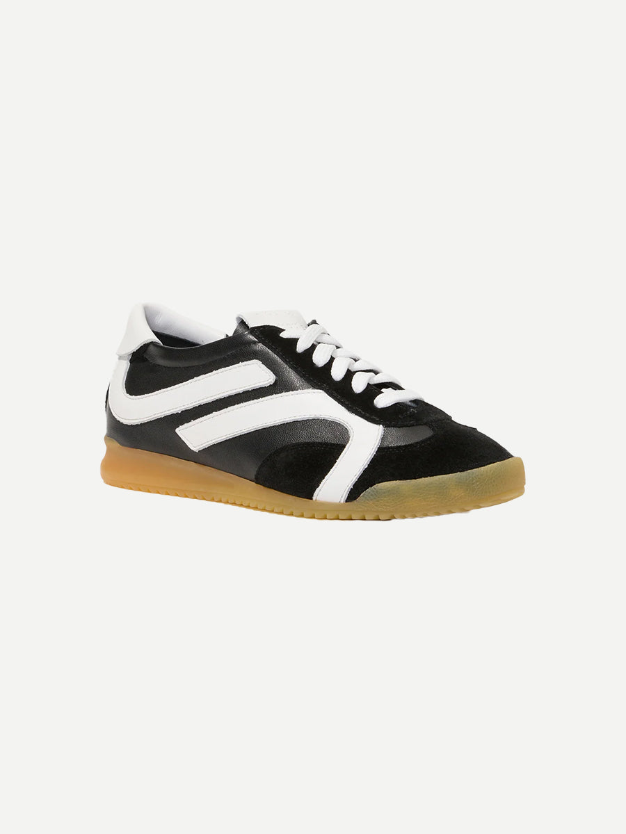 Track Sneakers in Black/White