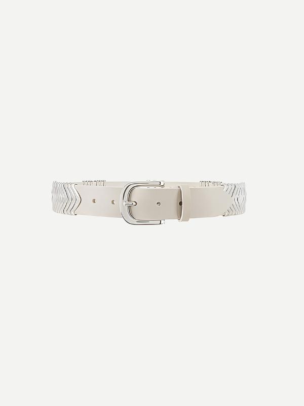 Isabel Marant | Tehora Belt in Chalk/Silver