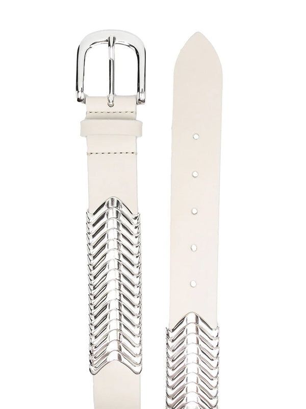 Isabel Marant | Tehora Belt in Chalk/Silver