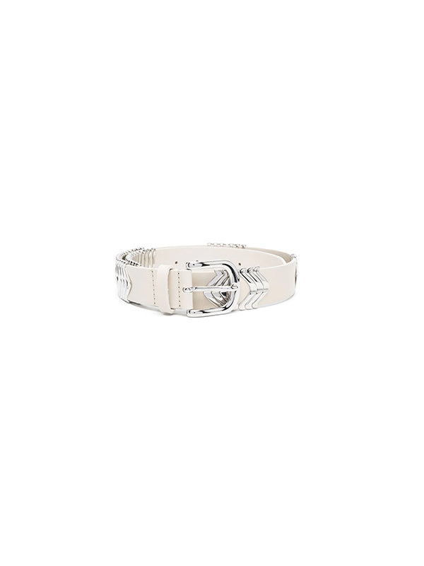 Isabel Marant | Tehora Belt in Chalk/Silver