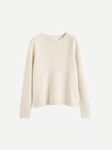 The Boxy Jumper in Bone